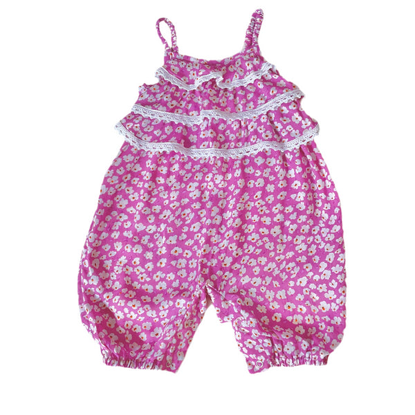 Jumpsuit, romper, floral romper, rayon